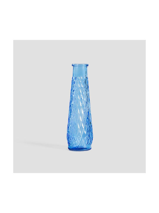 Homla Διακοσμητικό Βάζο Glas Archie Blau 6.5x22cm 1Stück