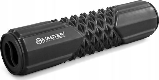 Master Κύλινδρος Μασάζ Μαύρος 12cm