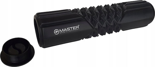 Master Κύλινδρος Μασάζ Μαύρος 12cm