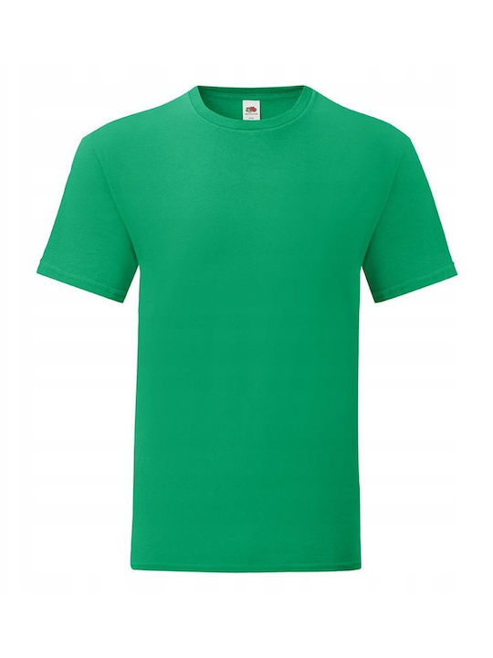 Fruit of the Loom Unisex Short Sleeve Promotional T-Shirt Heather Green