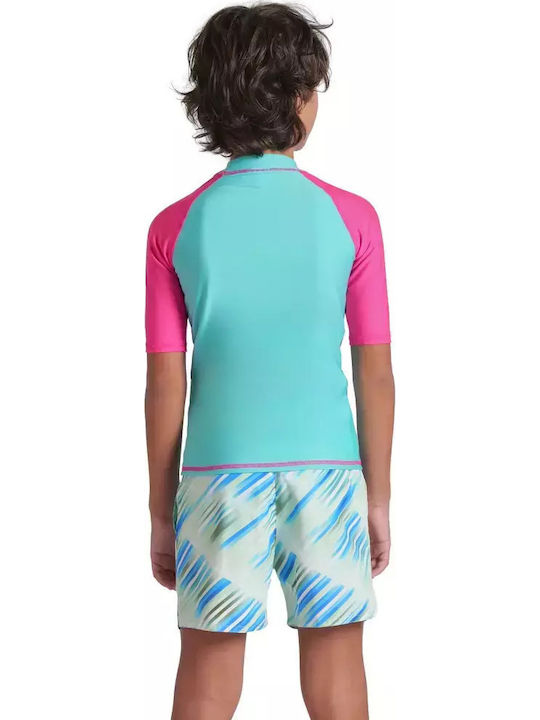 Arena Costum De Baie Pentru Copii Rashguard Verde
