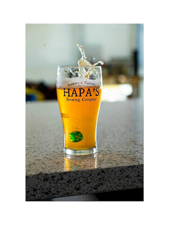 Πίνακας Beer Glass Dice Splash Ποτήρι Μπύρας Πιτσίλισμα Ζαριών 60x90