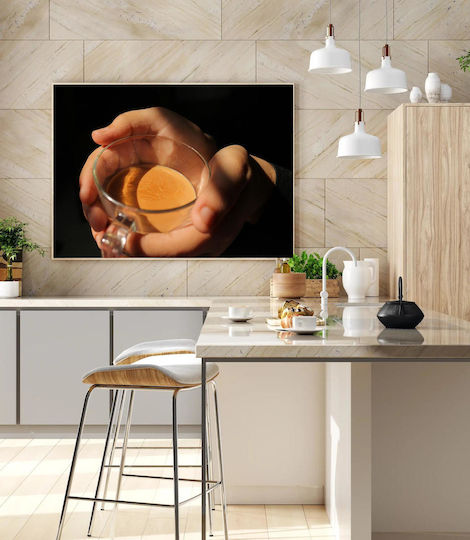 Gemälde Hand, die eine Tasse Kaffee hält 120x80