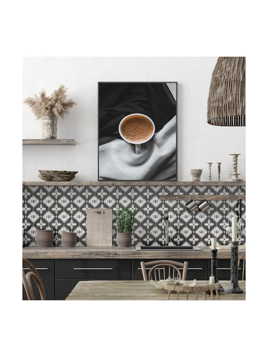 Πίνακας Cup Coffee On Fabric Φλιτζάνι Καφέ Ύφασμα 100x150