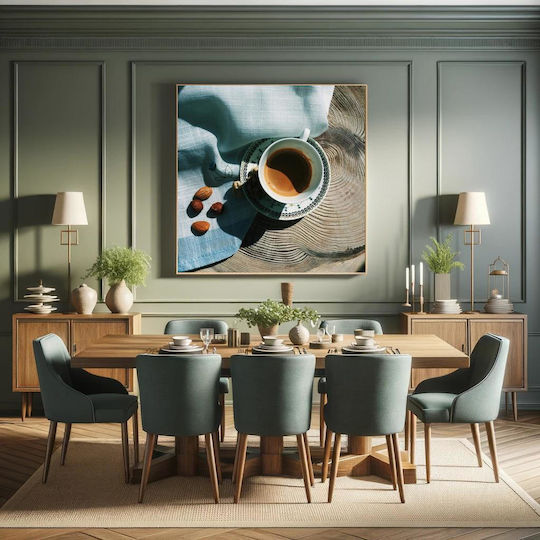 Πίνακας Morning Coffee Nuts Πρωινός Καφές Ξηρούς Καρπούς 100x100