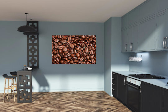 Nahaufnahme Kaffeebohnen Gemälde 150x100