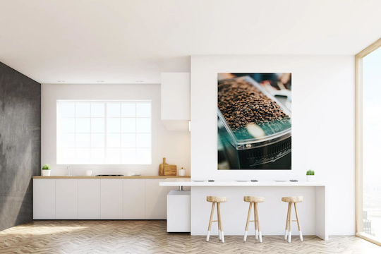 Πίνακας Coffee Beans In Grinder Κόκκοι Καφέ Μύλο 80x120