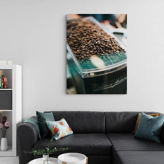 Πίνακας Coffee Beans In Grinder Κόκκοι Καφέ Μύλο 80x120