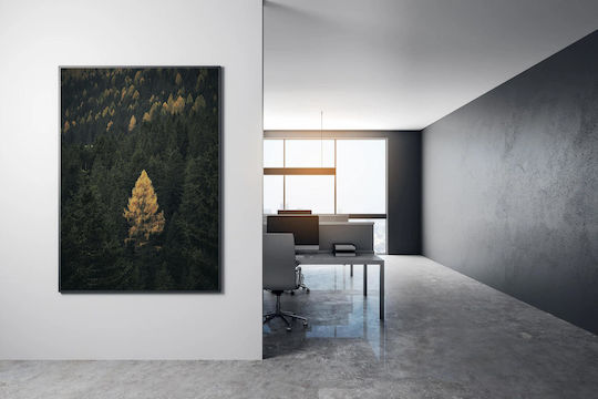 Πίνακας Golden Tree In Dense Forest Χρυσό Δέντρο Πυκνό Δάσος 100x150