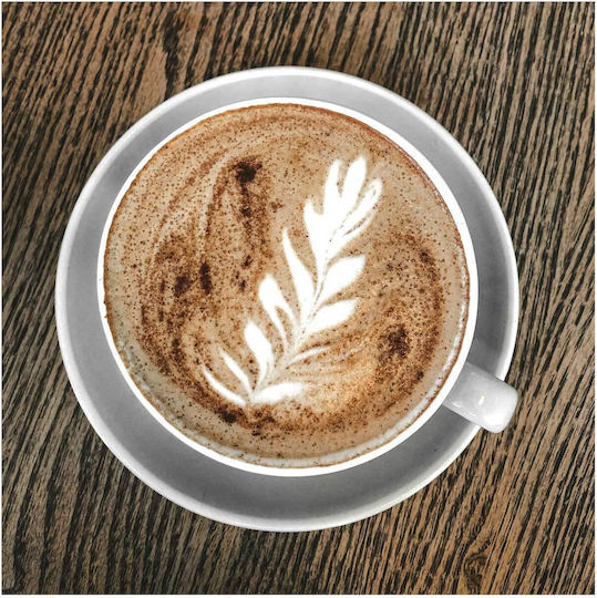 Πίνακας Artistic Coffee Cup Καλλιτεχνικό Φλιτζάνι Καφέ 100x100