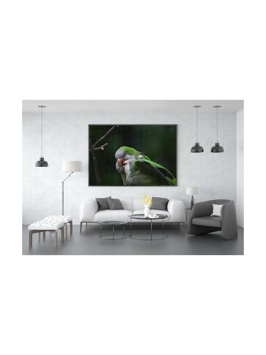 Πίνακας Pair Parrots In Nature Ζευγάρι Παπαγάλων Στη Φύση 90x60
