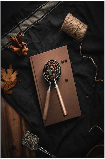 Πίνακας Rustic Coffee Beans Arrangement Ρουστίκ Ρουστίκ Κόκκους Καφέ 80x120