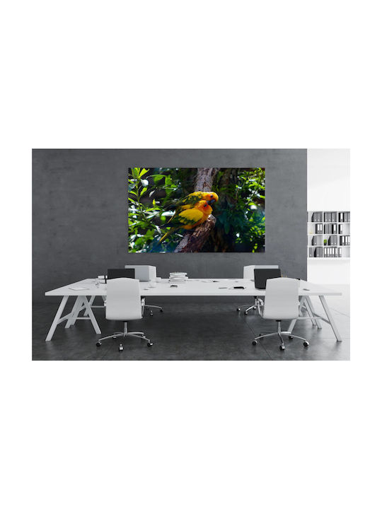 Paar bunte Papageien Gemälde 90x60