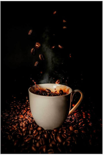 Pictură Boabe de Cafea și Ceașcă 100x150