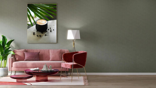 Πίνακας Morning Latte Coffee Beans Πρωινό Latte Κόκκους Καφέ 80x120