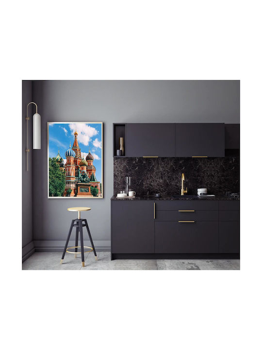 Painting St Basil's Cathedral In Moscow 100x150