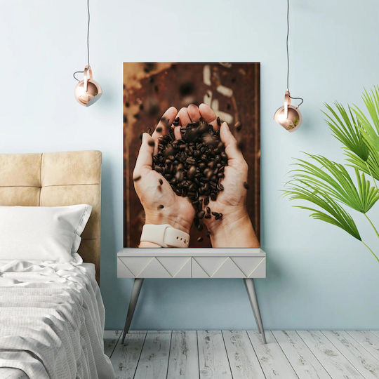 Hands Holding Coffee Beans Χέρια Που Κρατούν Κόκκους Καφέ 1 σε Καμβά Hands Holding Coffee Beans Χέρια Που Κρατούν Κόκκους Καφέ 1 σε Καμβά