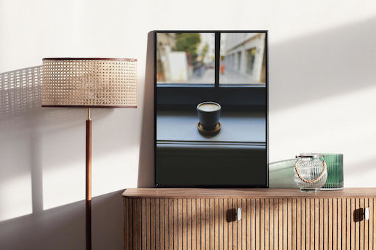 Gemälde Kaffeetasse auf Fensterbank 100x150 Gemälde Kaffeetasse auf Fensterbank 100x150