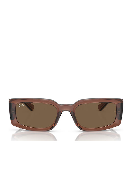 Ray Ban Kiliane Унисекс Слънчеви Очила с Кафява Пластмасова Рамка и Кафяви Лещи
