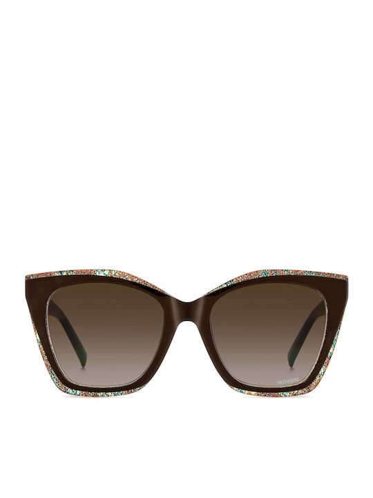 Missoni Women's Sunglasses with Brown Tartaruga Plastic Frame and Brown Gradient Lens MIS 0188/S 09Q/HA
