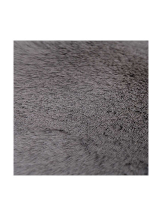 Viokarpet Krolik R04 Anti-slip Rug Rectangular Furry D Grey