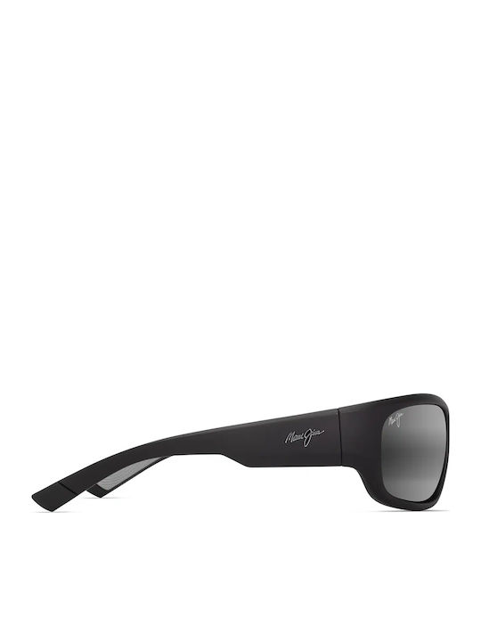Maui Jim Ανδρικά Γυαλιά Ηλίου με Μαύρο Κοκκάλινο Σκελετό και Μαύρο Polarized Φακό 682-02