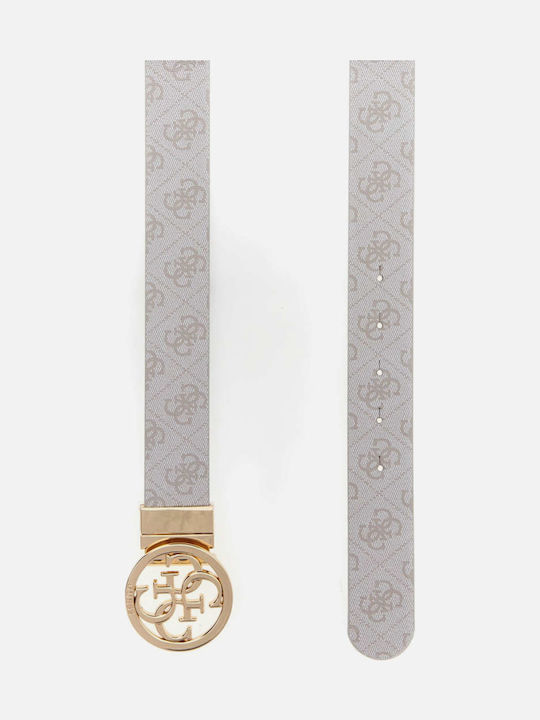 Guess Nolana Δερμάτινη Γυναικεία Ζώνη Λευκή Guess Nolana Δερμάτινη Γυναικεία Ζώνη Λευκή