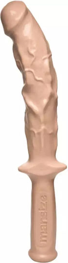 Doc Johnson Glass Dildo Flesh 23cm