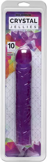 Crystal Jellies Crystal Jellies Classic Dong Realistisches Dildo Lila 25cm