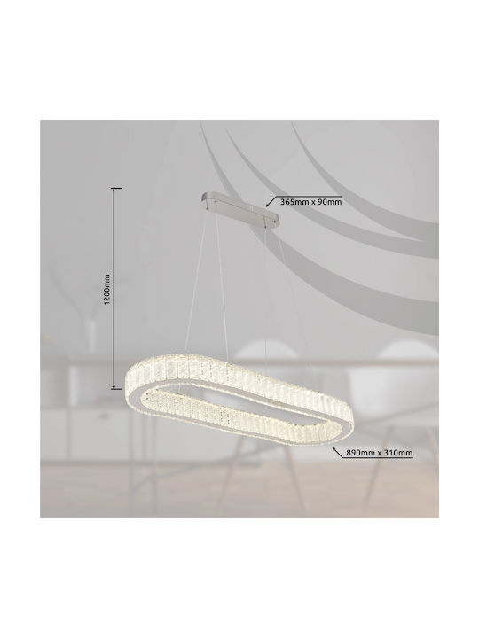 Globo Lighting Κρεμαστό Φωτιστικό Διάφανο