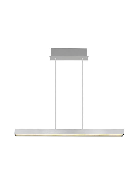Globo Lighting Κρεμαστό Φωτιστικό Ασημί