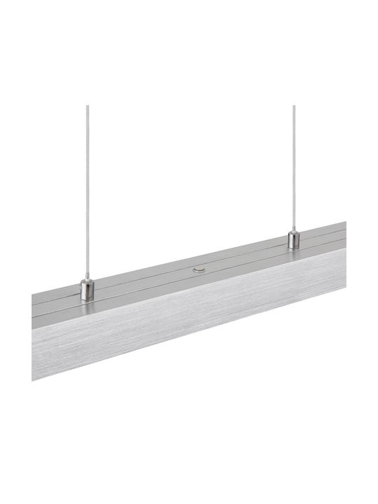 Globo Lighting Κρεμαστό Φωτιστικό Ασημί