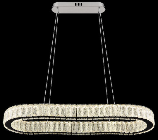 Globo Lighting Κρεμαστό Φωτιστικό Διάφανο