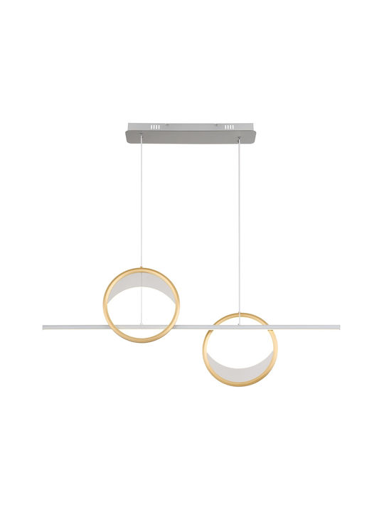Globo Lighting Κρεμαστό Φωτιστικό Ασημί