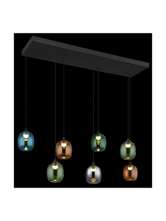 Globo Lighting Κρεμαστό Φωτιστικό Μαύρο