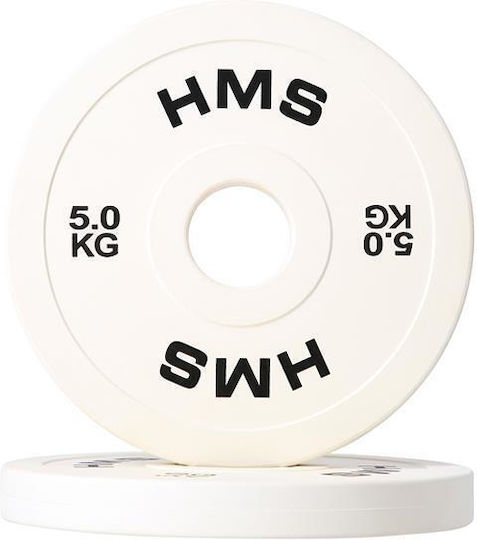 HMS Σετ Δίσκοι Ολυμπιακού Τύπου Λαστιχένιοι 2 x 5kg Φ50mm