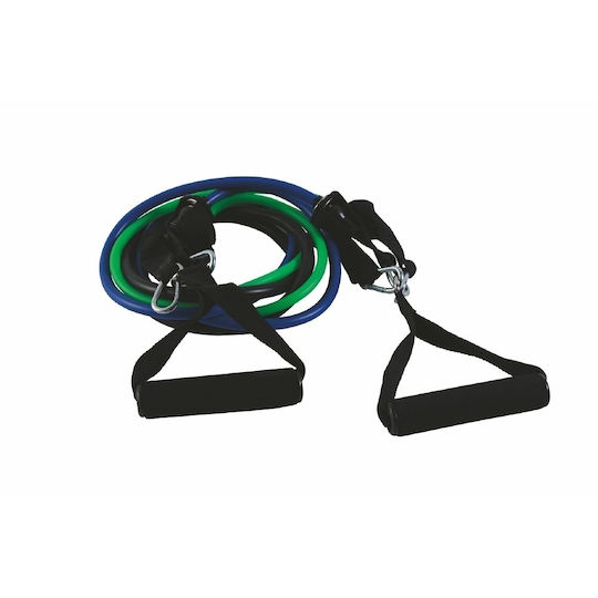Kooper FitLover Σωληνωτά Λάστιχα Γυμναστικής με Λαβές Σετ 5τμχ Πολύχρωμα