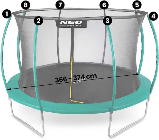 Neo-sport Trampoline Neosport Inner Net 435cm 14ft