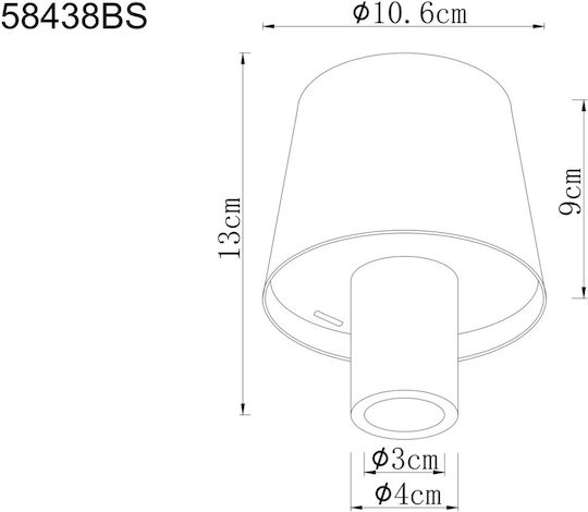 Globo Lighting Διακοσμητικό Φωτιστικό LED Θερμό Λευκό 3000K