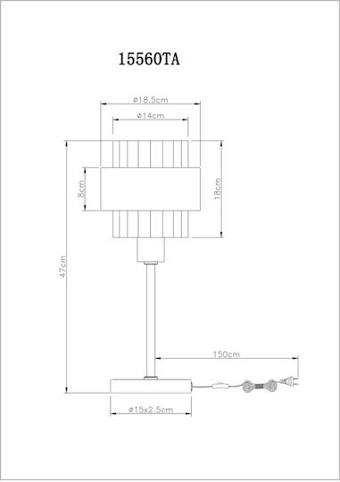 Globo Lighting Decorative Lighting Milley E27 47cm