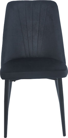 Καρέκλα Τραπεζαρίας Olivia 46x58x85εκ. Black