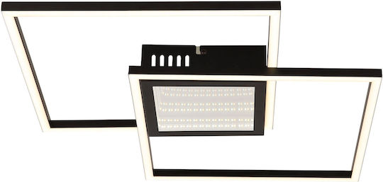 Globo Lighting Πλαφονιέρα Οροφής Μαύρη