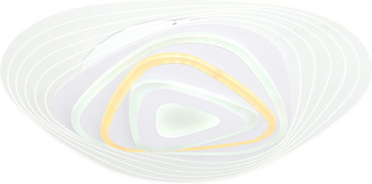 Globo Lighting Jocelyn Πλαφονιέρα Οροφής 50.2εκ. Λευκή