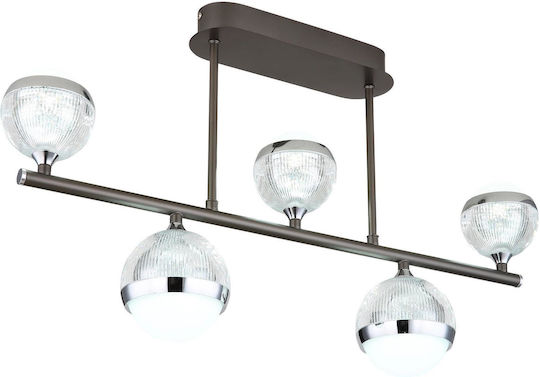 Globo Lighting Πλαφονιέρα Οροφής 65εκ. Διάφανη με Ενσωματωμένο LED και Τηλεχειριστήριο