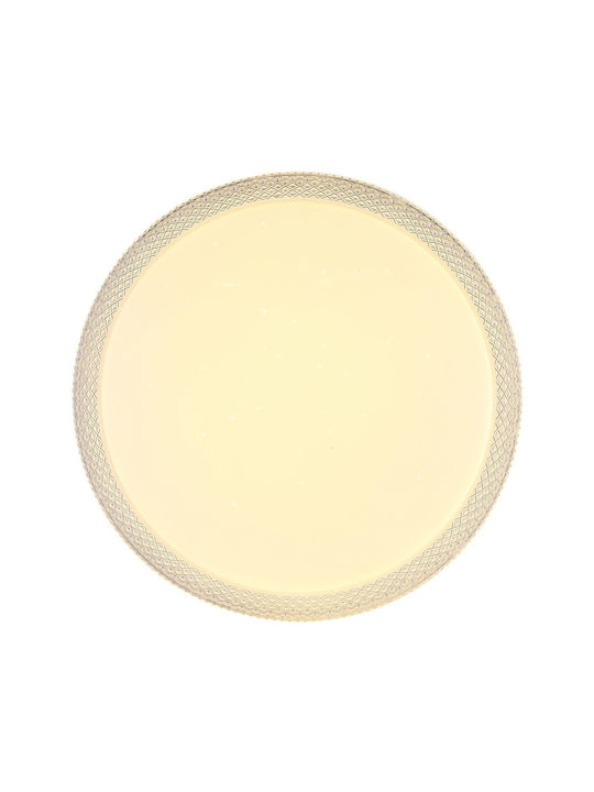 Globo Lighting Πλαφονιέρα Οροφής Διάφανη με Ενσωματωμένο LED