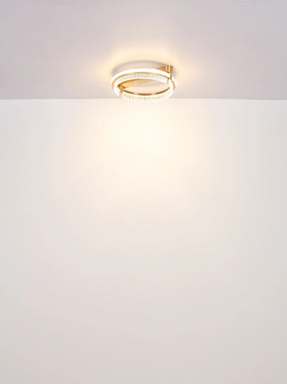 Globo Lighting Πλαφονιέρα Οροφής 40εκ. Διάφανη