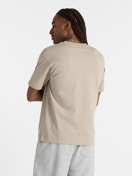 New Balance Essentials T-shirt Μπεζ