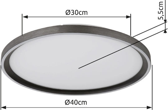 Globo Lighting Plafonieră de Tavan Bronz