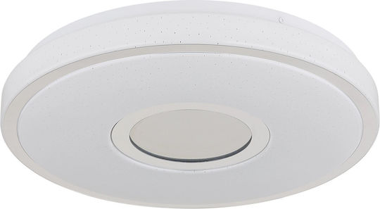 Globo Lighting Πλαφονιέρα Οροφής Λευκή με Ενσωματωμένο LED
