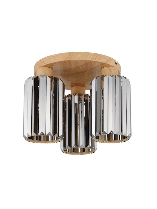 Globo Lighting Πλαφονιέρα Οροφής Μπεζ